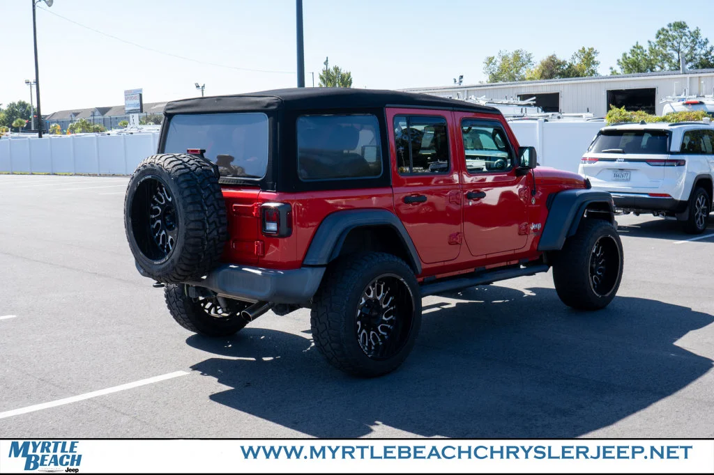 Used 2020 Red Clearcoat Jeep Unlimited Sport S image 6