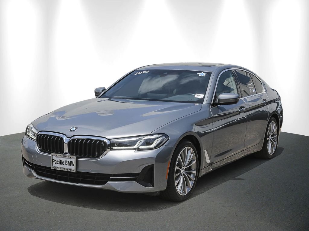 Certified Used 2023 Skyscraper Gray Metallic BMW 530i image 3