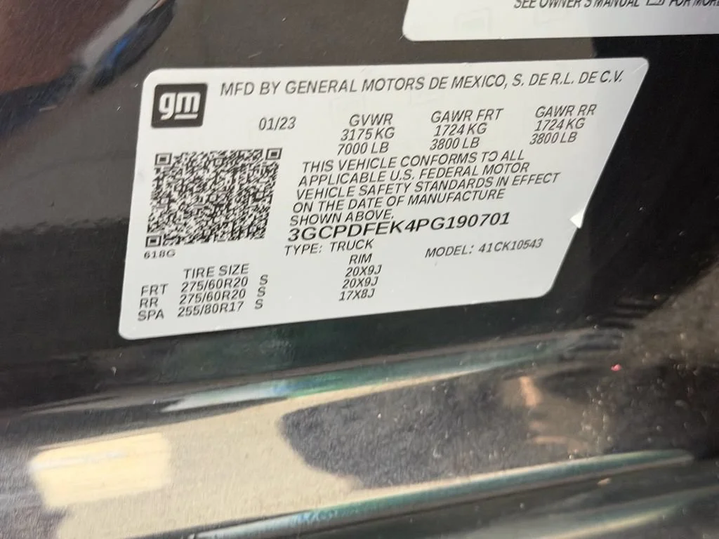 Used 2023 DARK ASH METALLIC Chevrolet LT Trail Boss image 19
