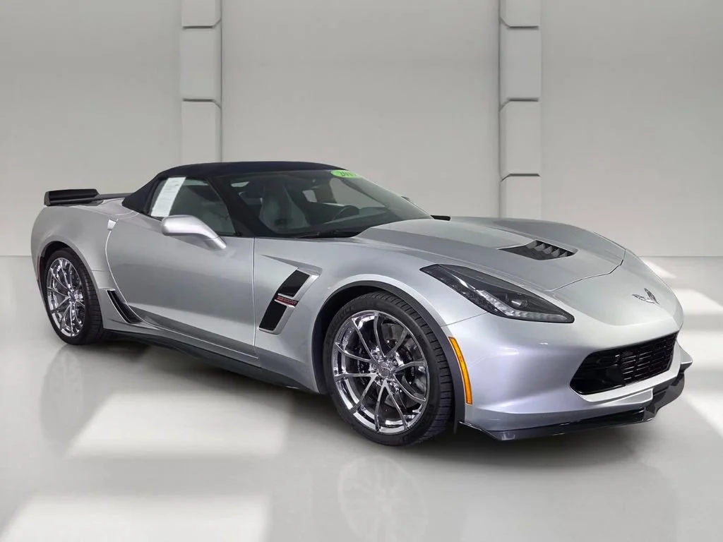 Certified Used 2019 Blade Silver Metallic Chevrolet Grand Sport 2LT image 2