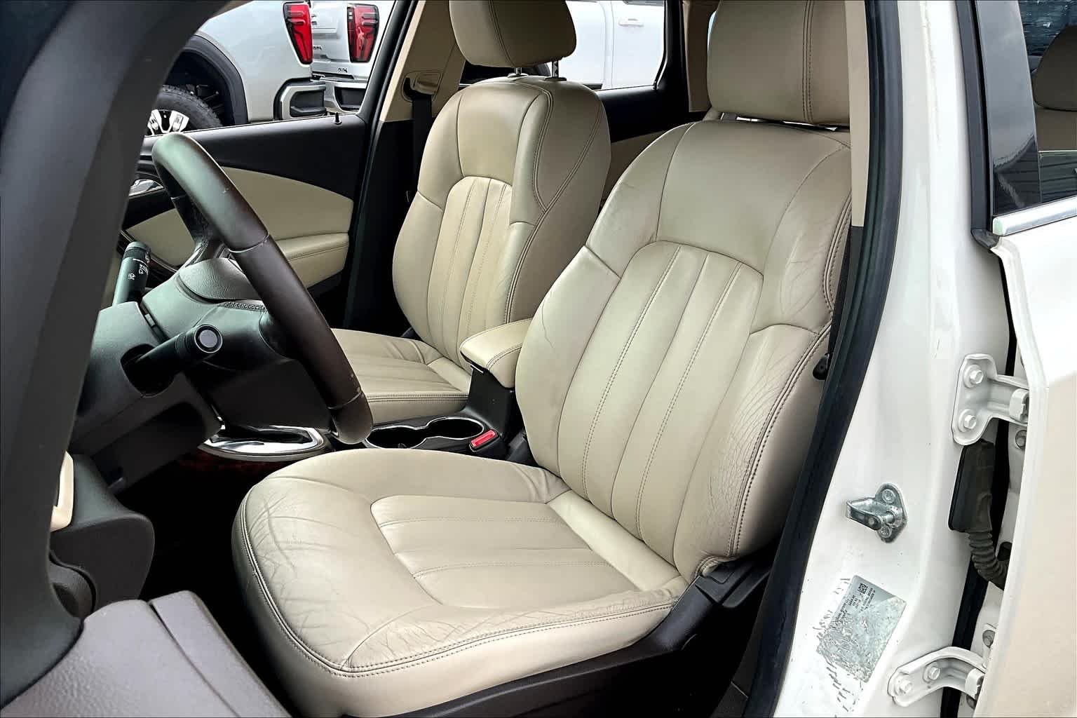 Used 2015 White Diamond Tricoat Buick Leather Group image 7