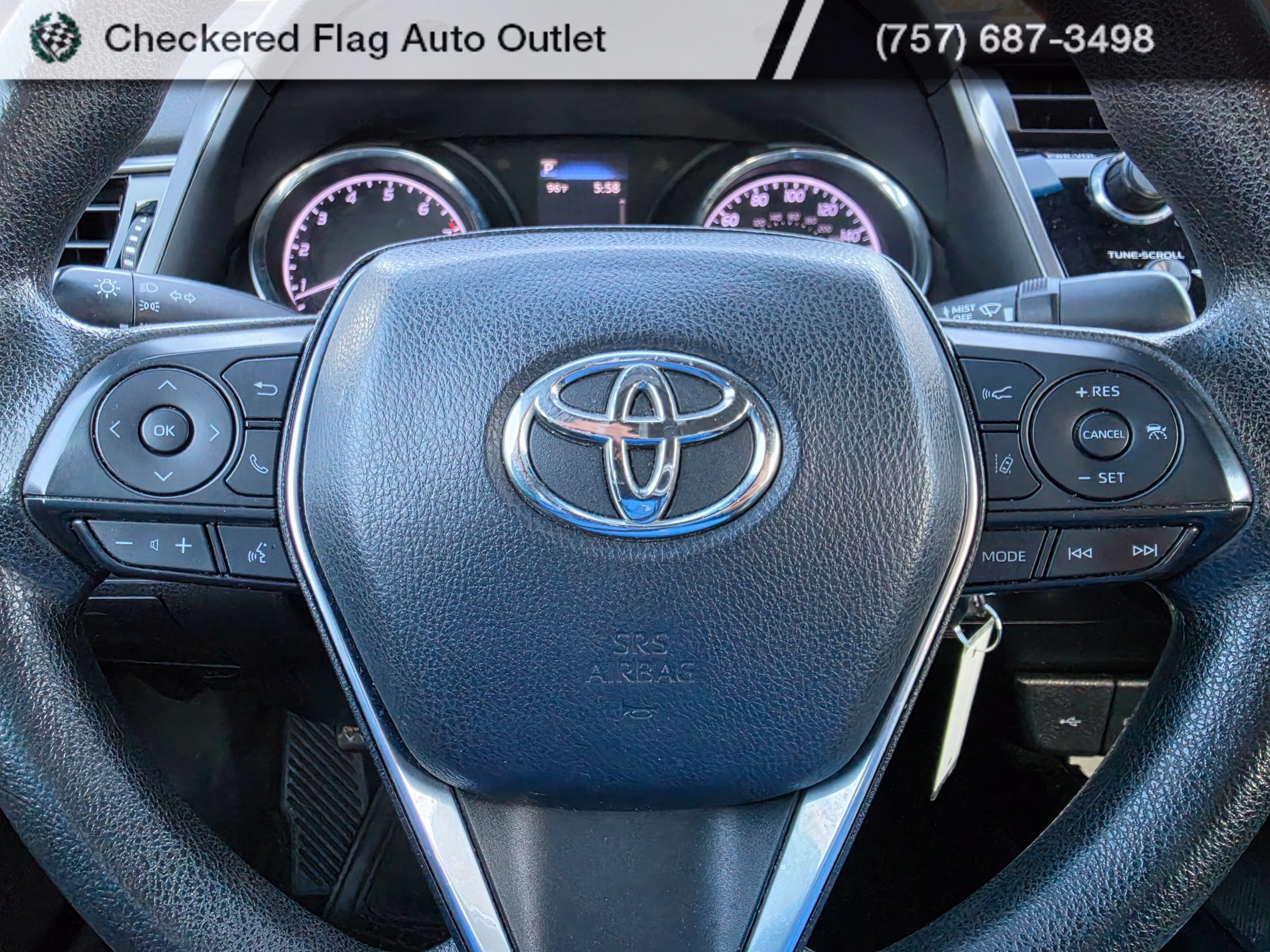 Used 2020 Celestial Silver Metallic Toyota LE image 13