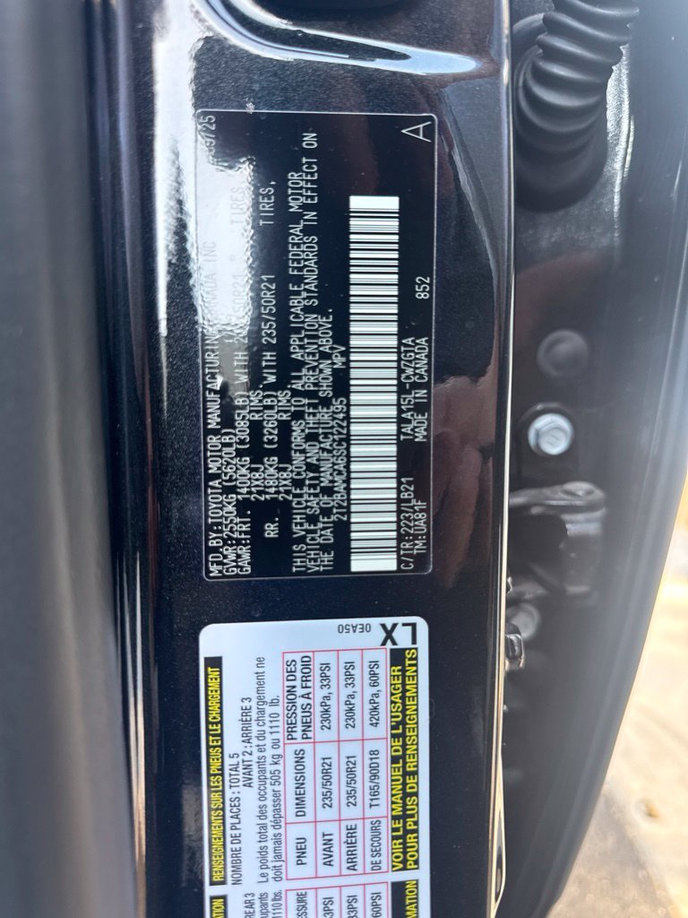 Certified Used 2025 Black Lexus 350 Premium Plus image 3