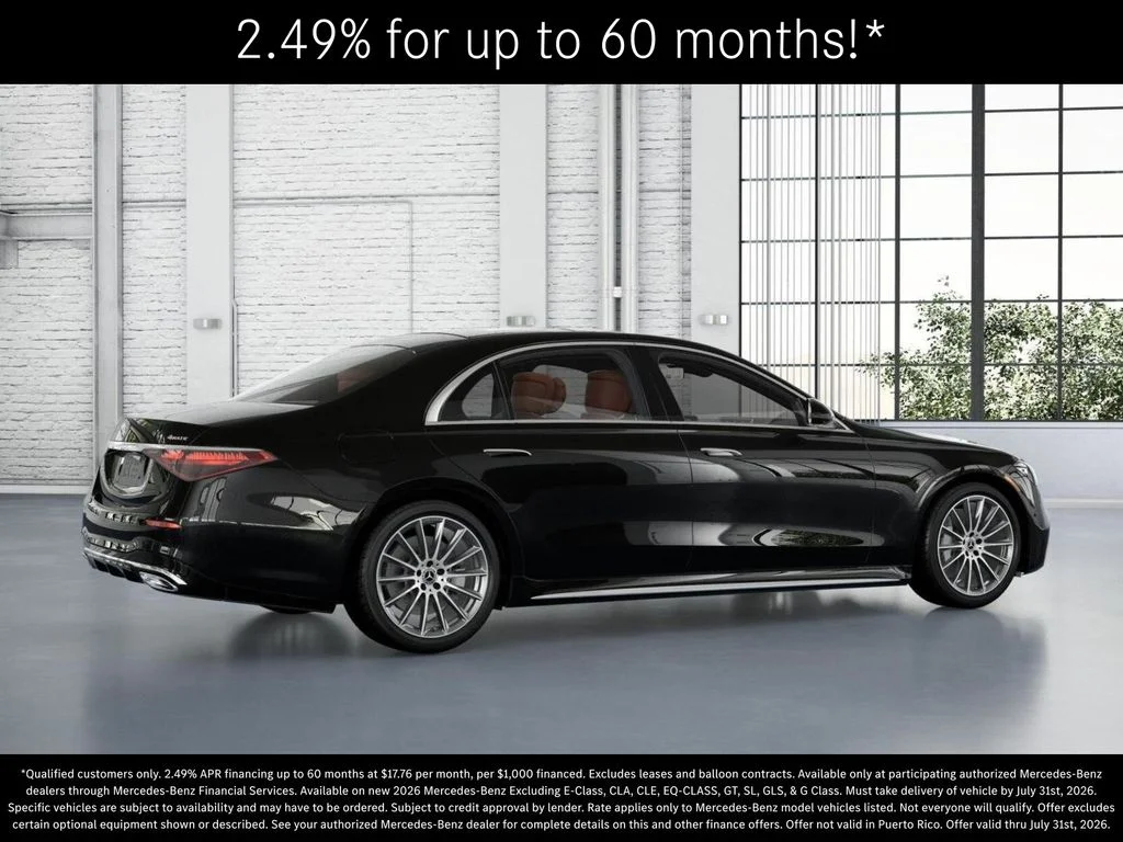 New 2026 Obsidian Black Metallic Mercedes-Benz S 580 image 19