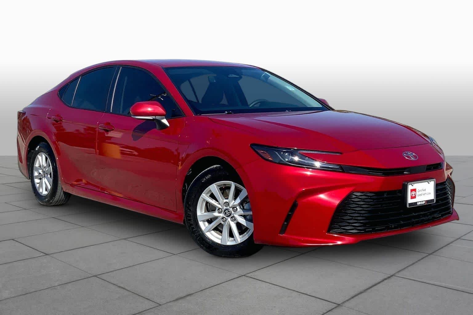 Used 2025 Supersonic Red Toyota LE image 3