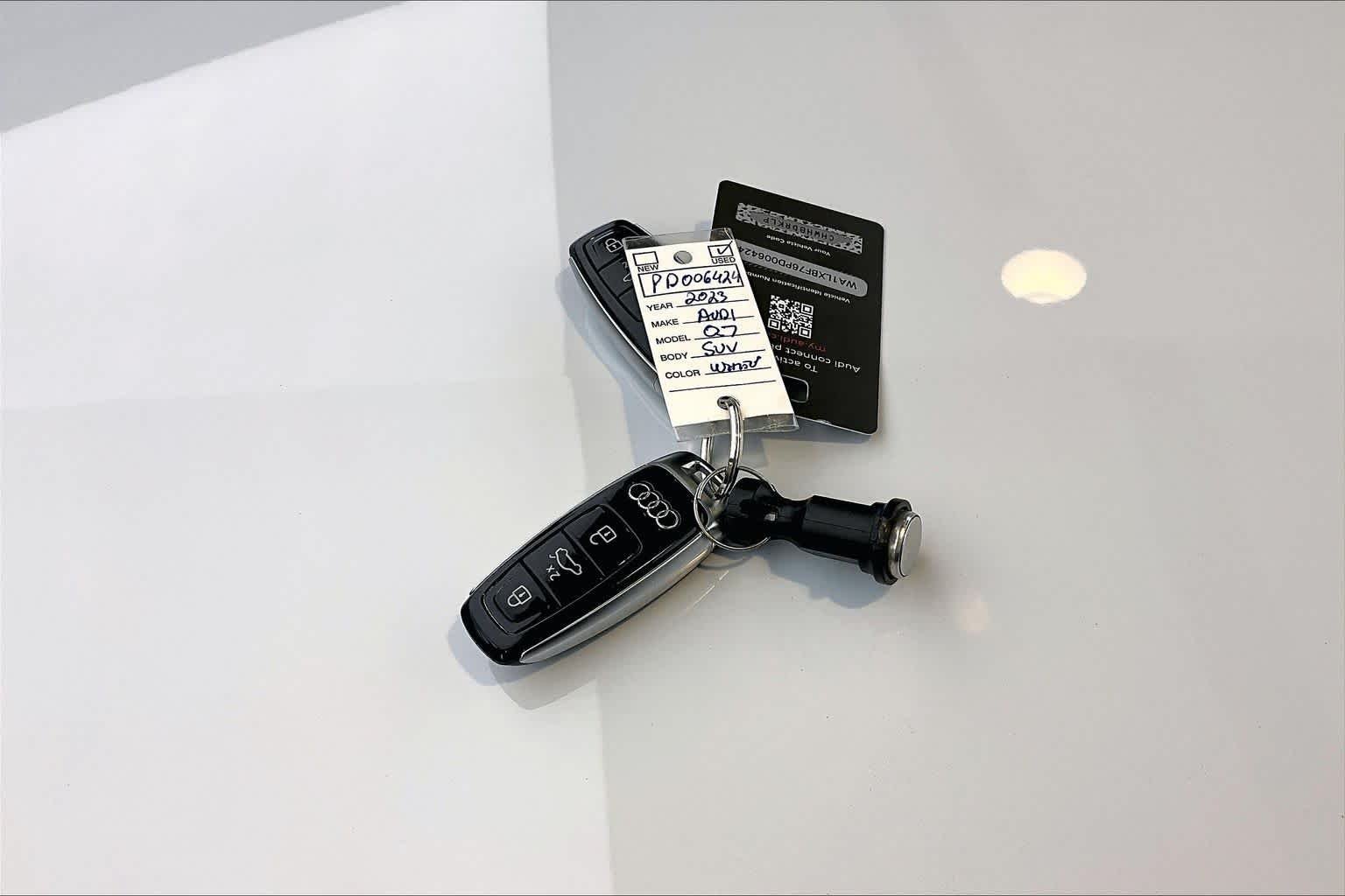Used 2023 Glacier White Metallic Audi Premium Plus image 15
