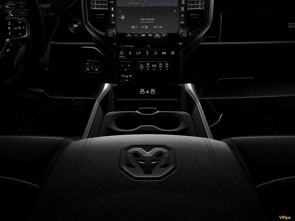 New 2026 Diamond Black Crystal Pearl-Coat Exterior Paint RAM Laramie image 17