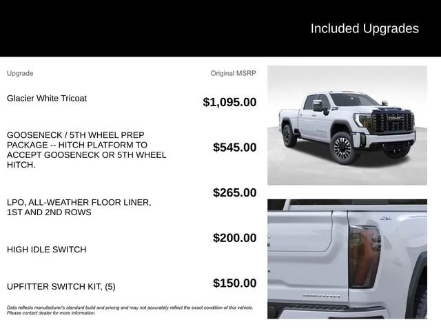 New 2026 Glacier White Tricoat GMC Denali Ultimate image 6
