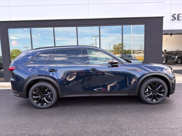New 2026 Deep Crystal Blue Mica Mazda 3.3 Turbo Premium Sport AWD image 2