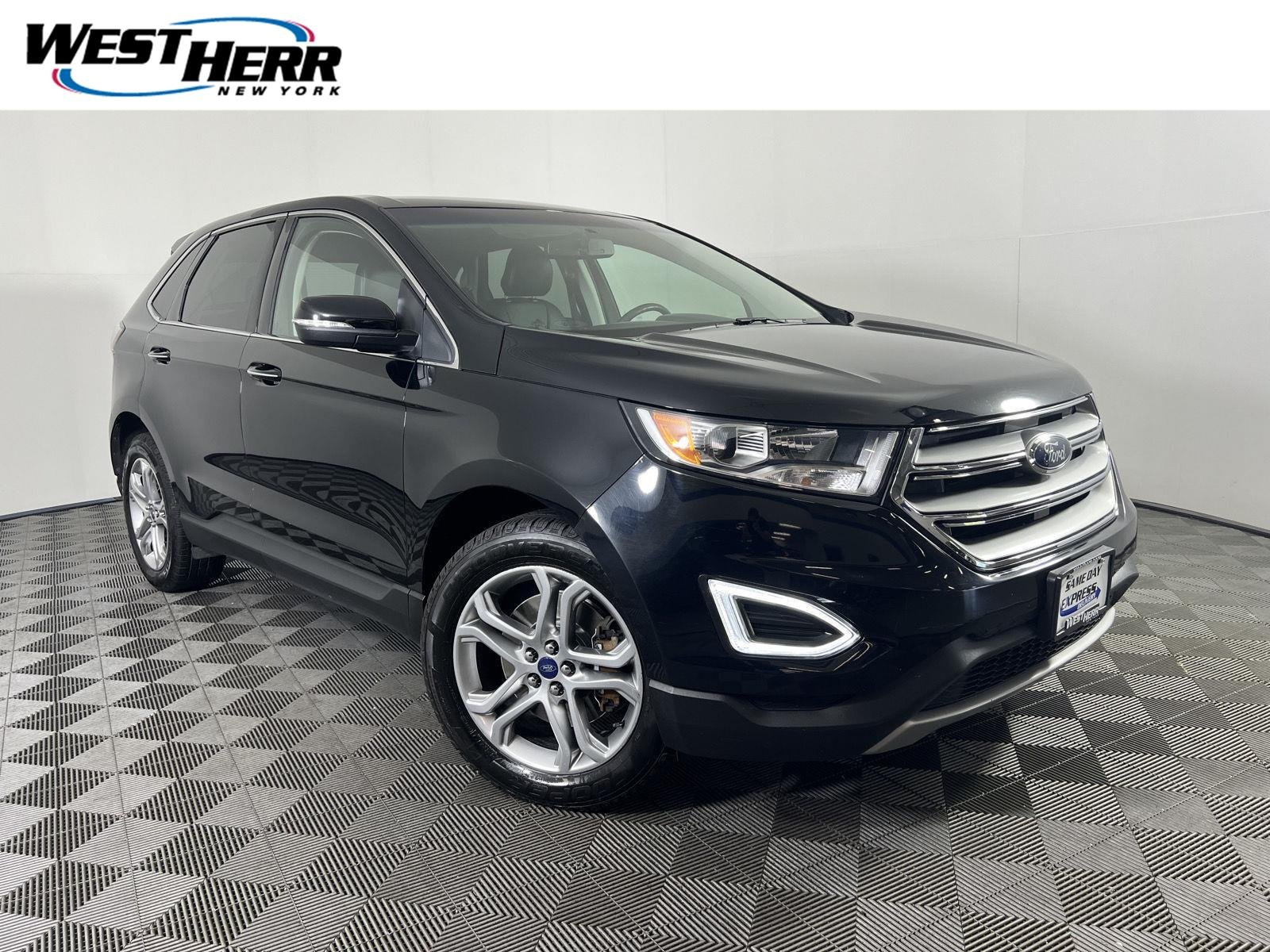 Used 2018 Shadow Black Ford Titanium image 1