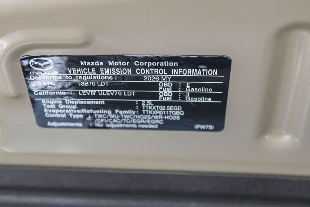 New 2026 Zircon Sand Metallic Mazda 2.5 Turbo Meridian Edition AWD image 13