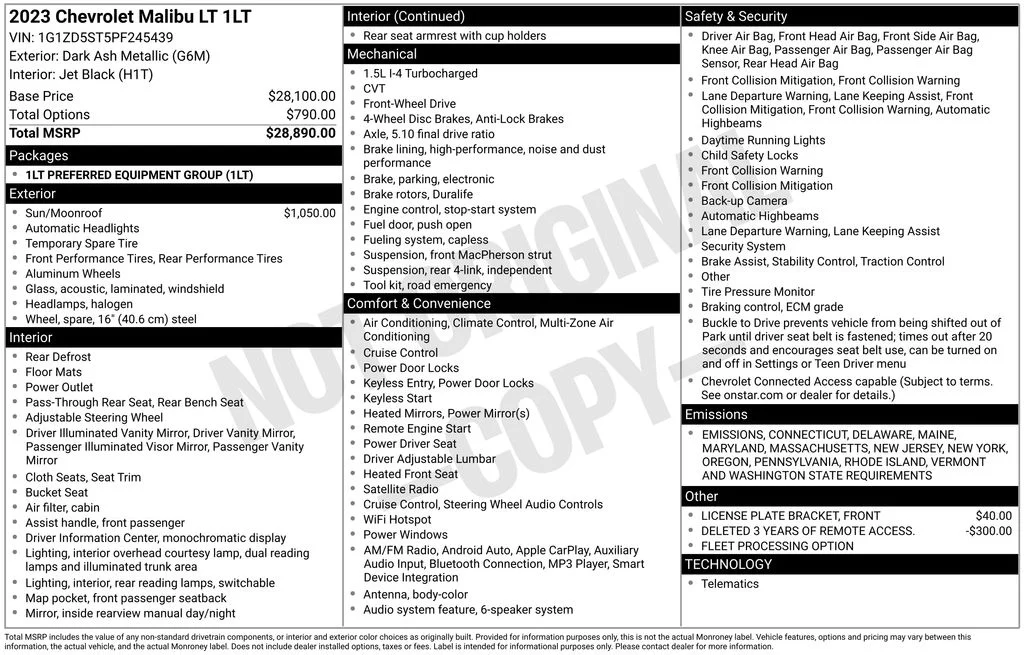 Used 2023 Gray Chevrolet LT image 16
