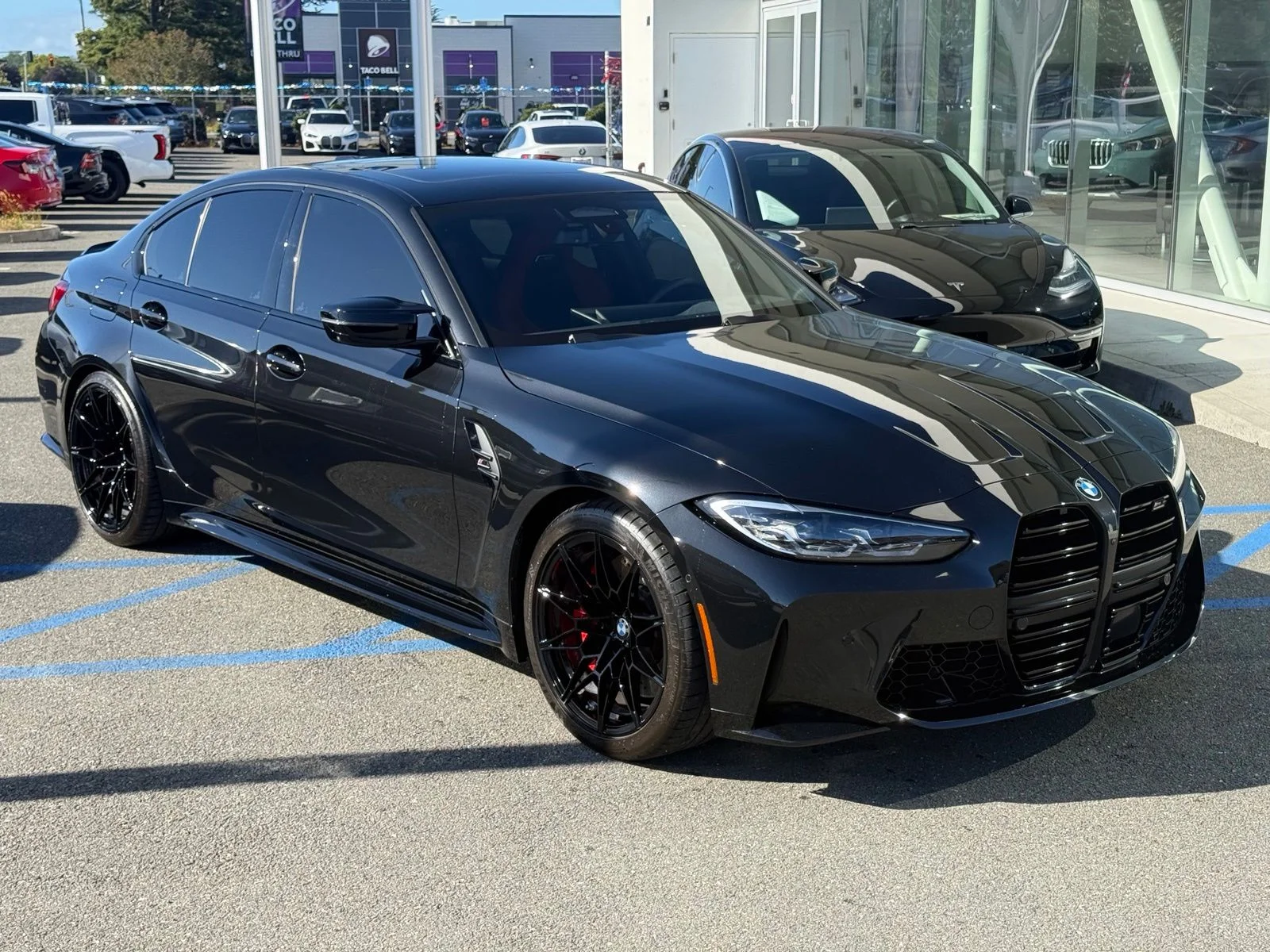Used 2024 Black BMW Competition image 2