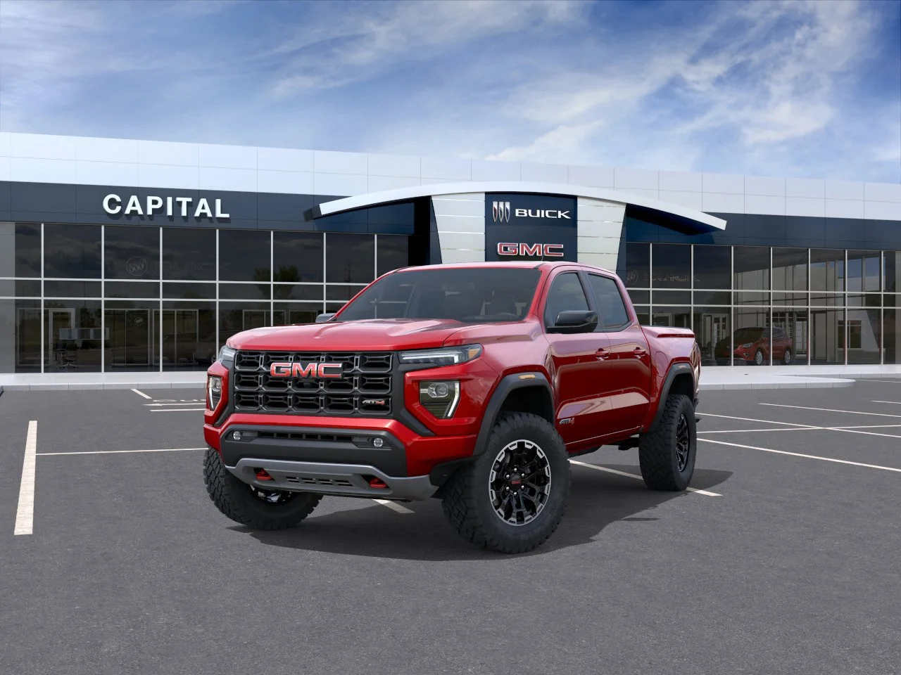New 2026 VOLCANIC RED TINTCOAT GMC 4WD AT4 image 8