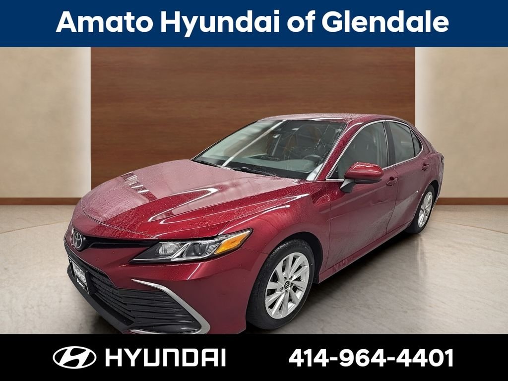 Used 2022 Red Toyota LE image 1