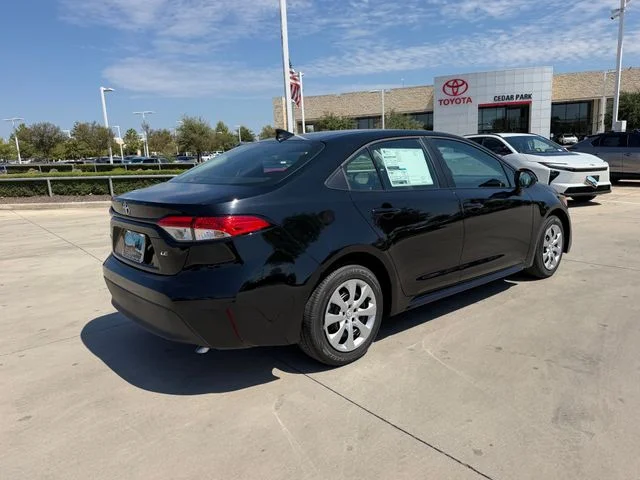 New 2026 Midnight Black Metallic Toyota LE image 2