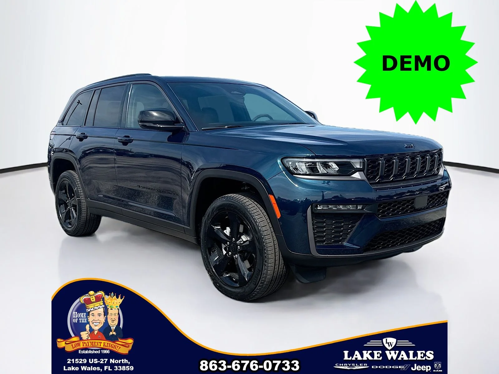 New 2026 Fathom Blue Pearl-Coat Exterior Paint Jeep Limited image 1