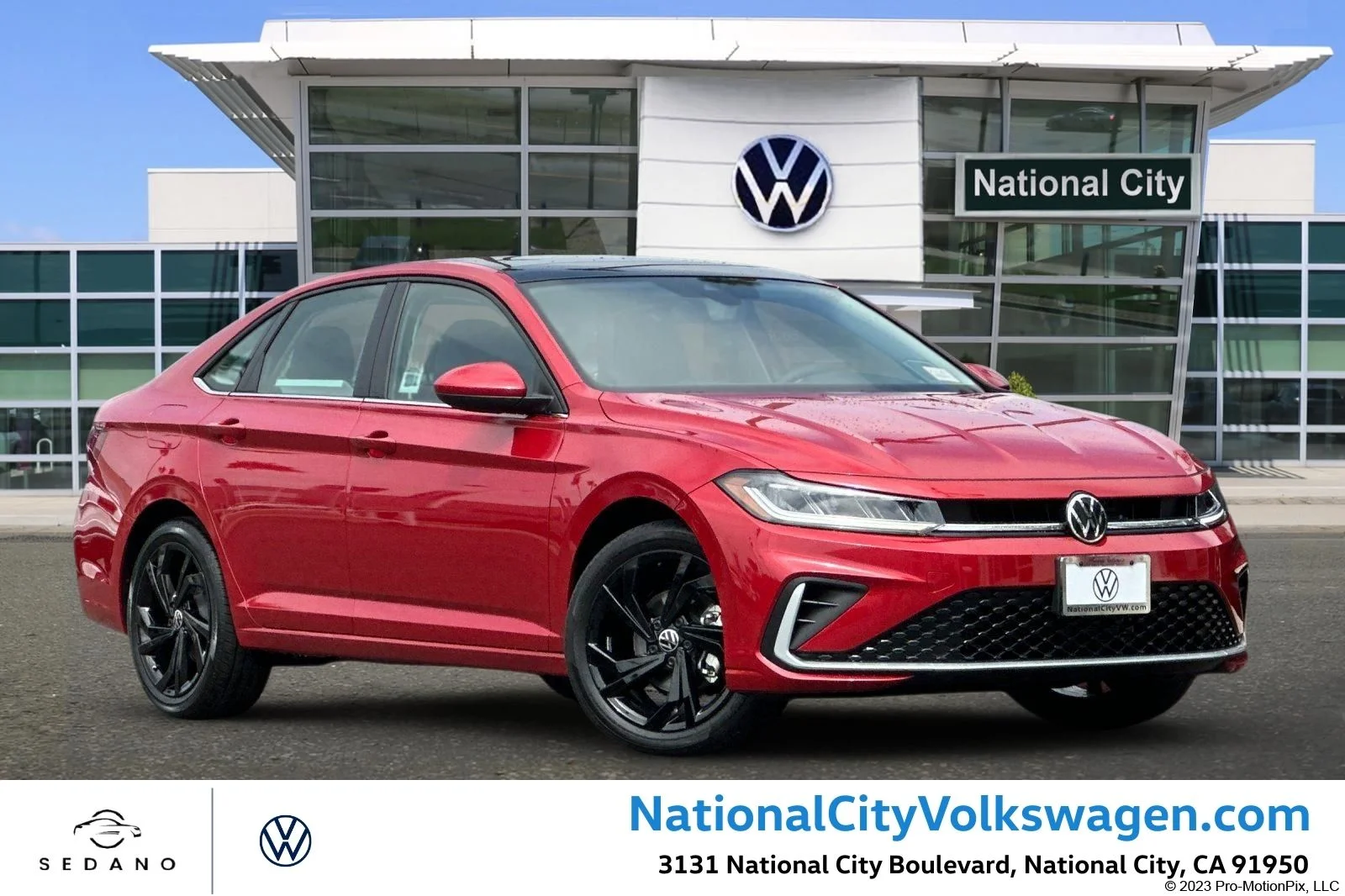 New 2026 Red Volkswagen 1.5T SE image 1