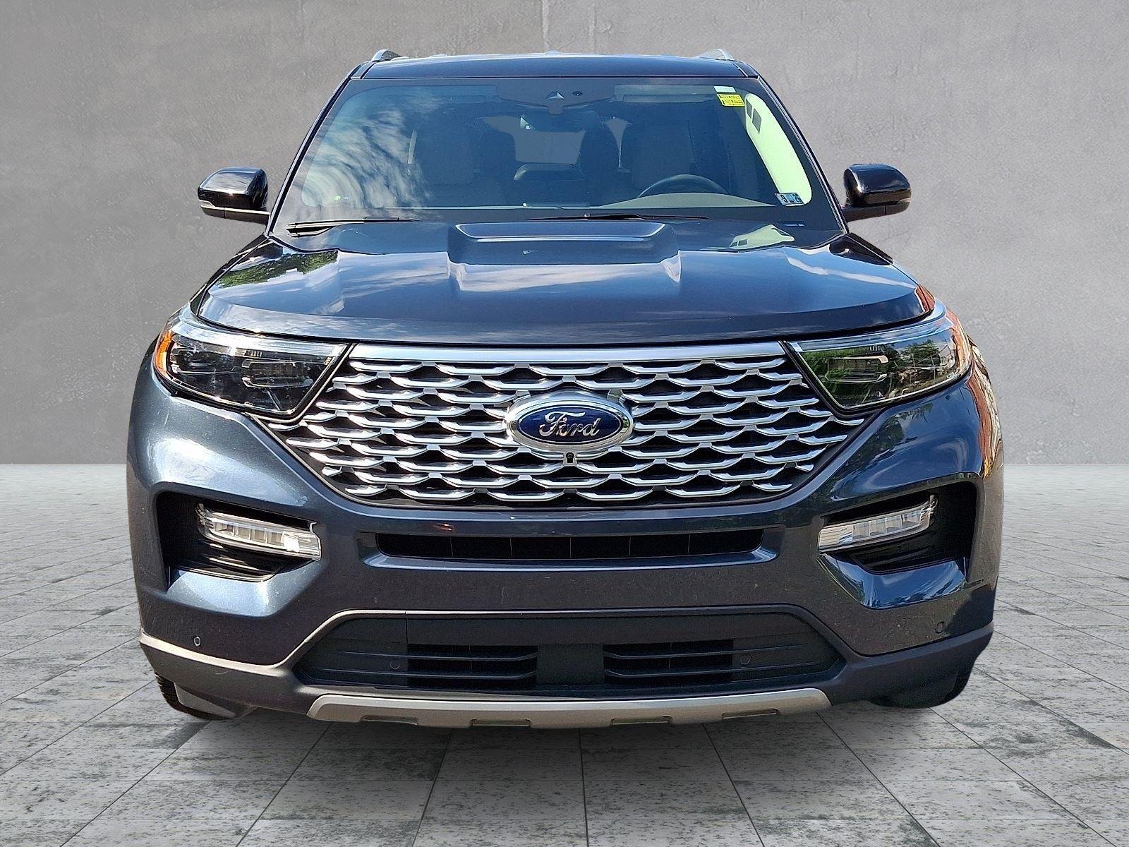 Used 2022 Stone Blue Metallic Ford Platinum image 2