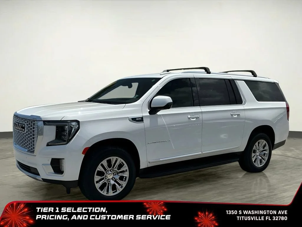 Used 2024 White Frost Tricoat GMC Denali image 2