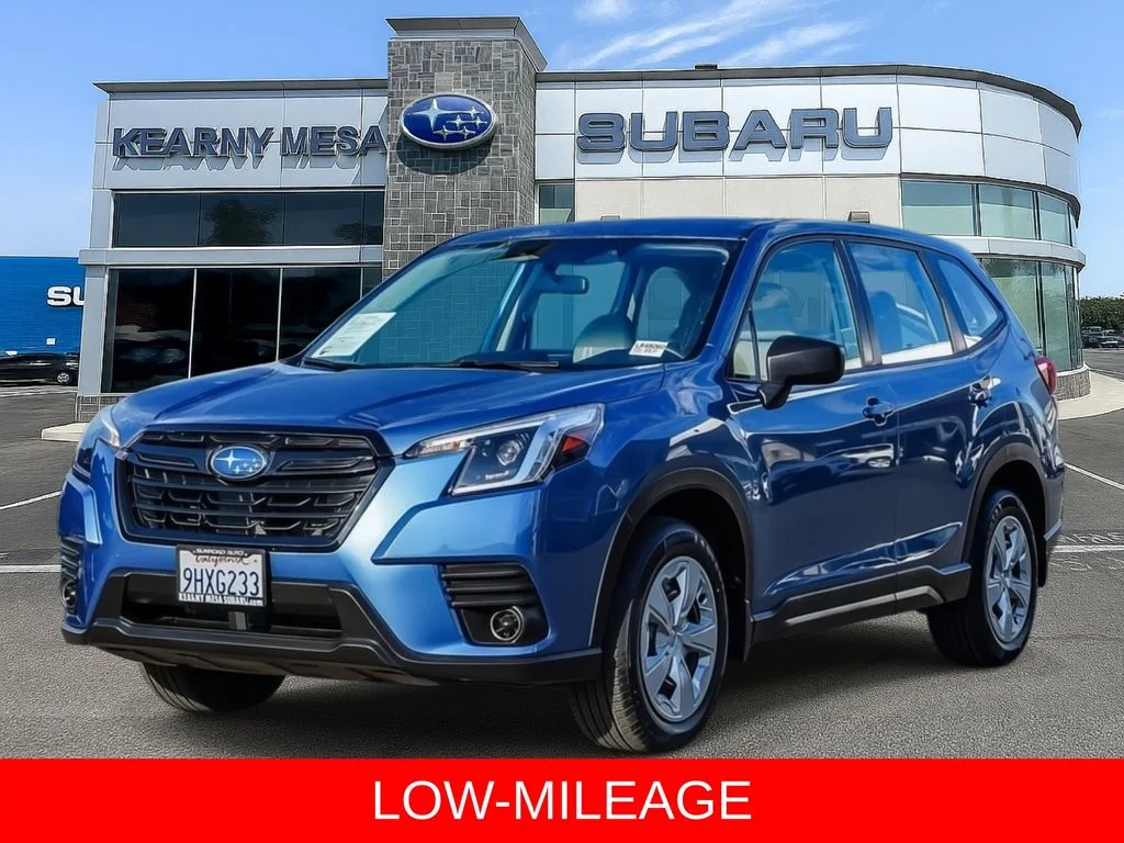 Used 2023 Blue Subaru Base image 3