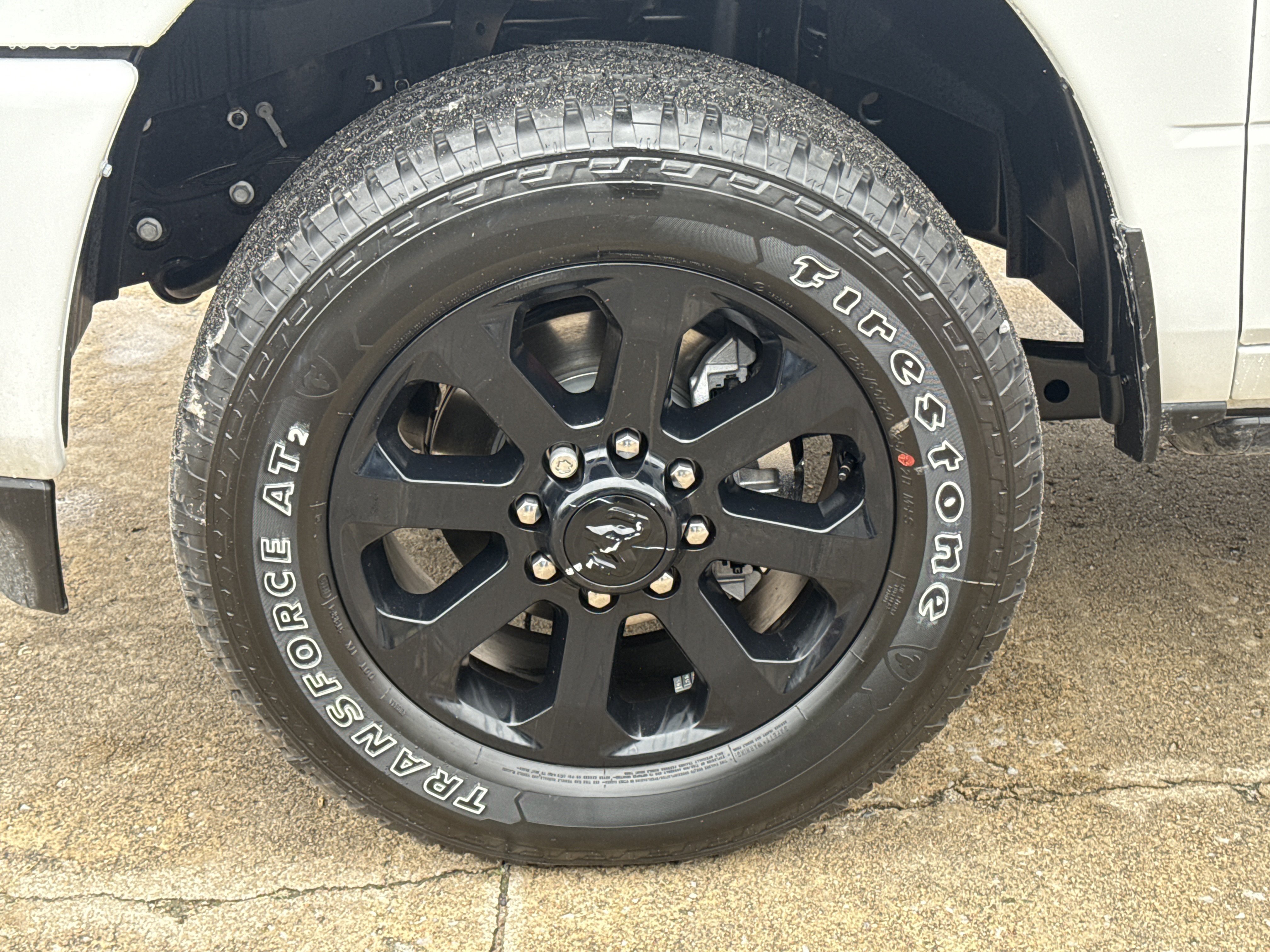 New 2026 Bright White Clear-Coat Exterior Paint RAM Laramie image 17