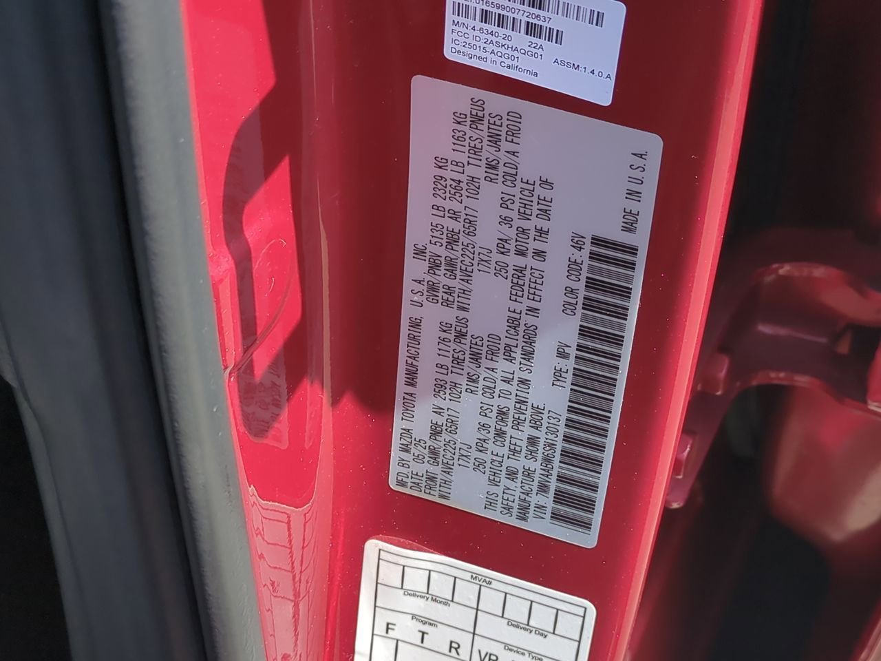 Used 2025 Red Mazda Preferred Package image 33