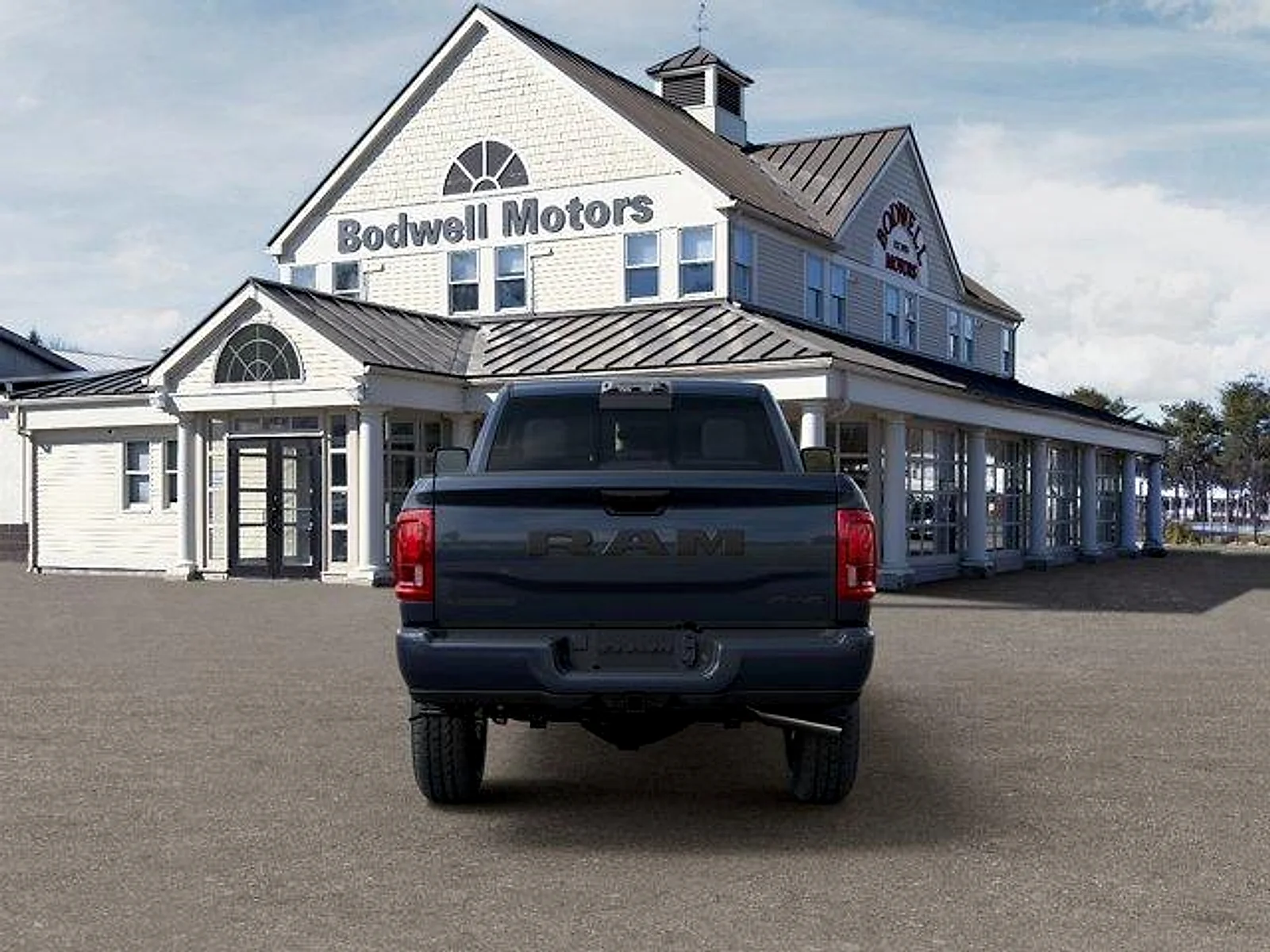 New 2026 Forged Blue Metallic Exterior Paint RAM Laramie Crew Cab 4x4 6