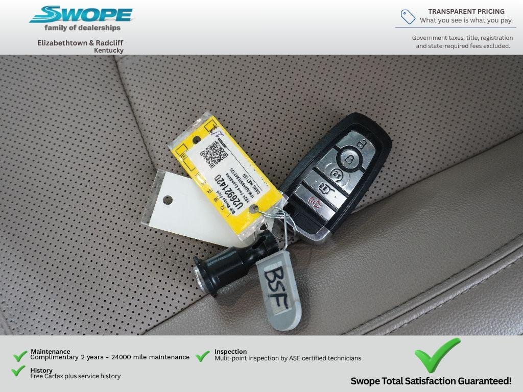 Used 2024 Dark Matter Gray Metallic Ford Limited image 33