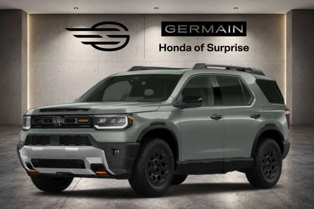 New 2026 Ash Green Metallic Honda TrailSport Elite Blackout image 5