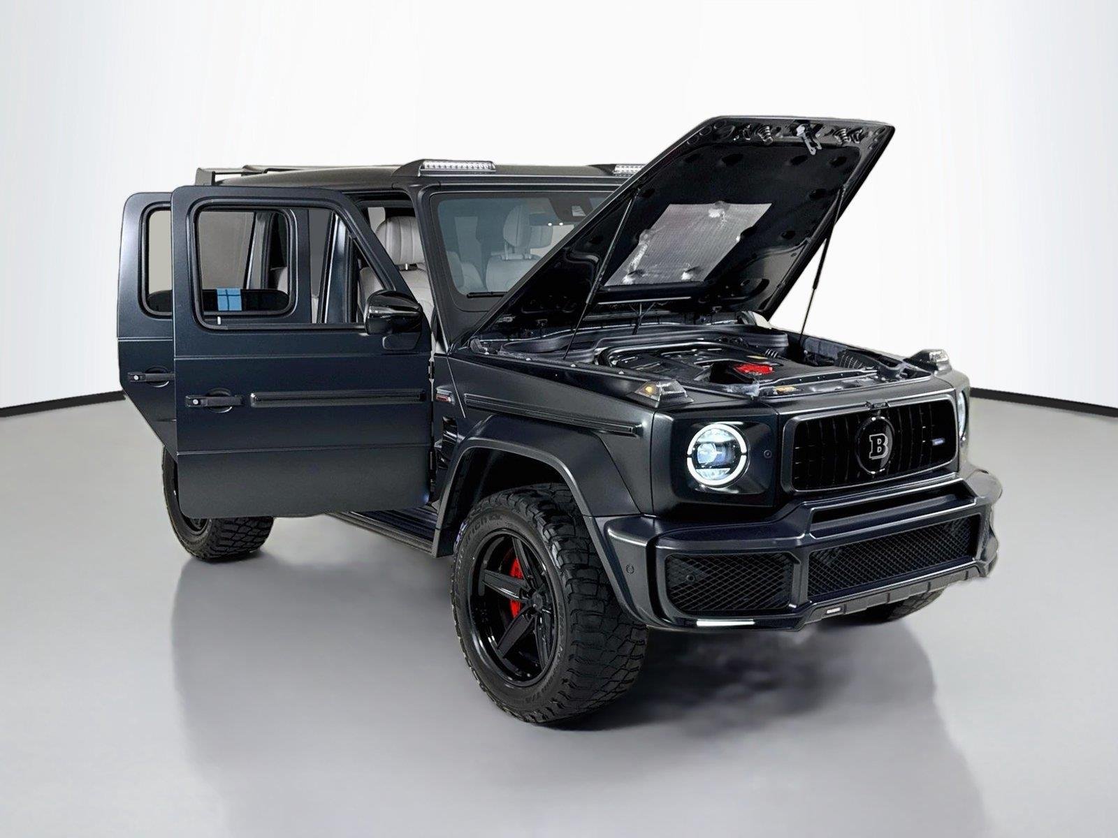 Used 2020 designo Night Black Magno Mercedes-Benz AMG® G 63 | Brabus Widebody | Factory Matte Black image 44