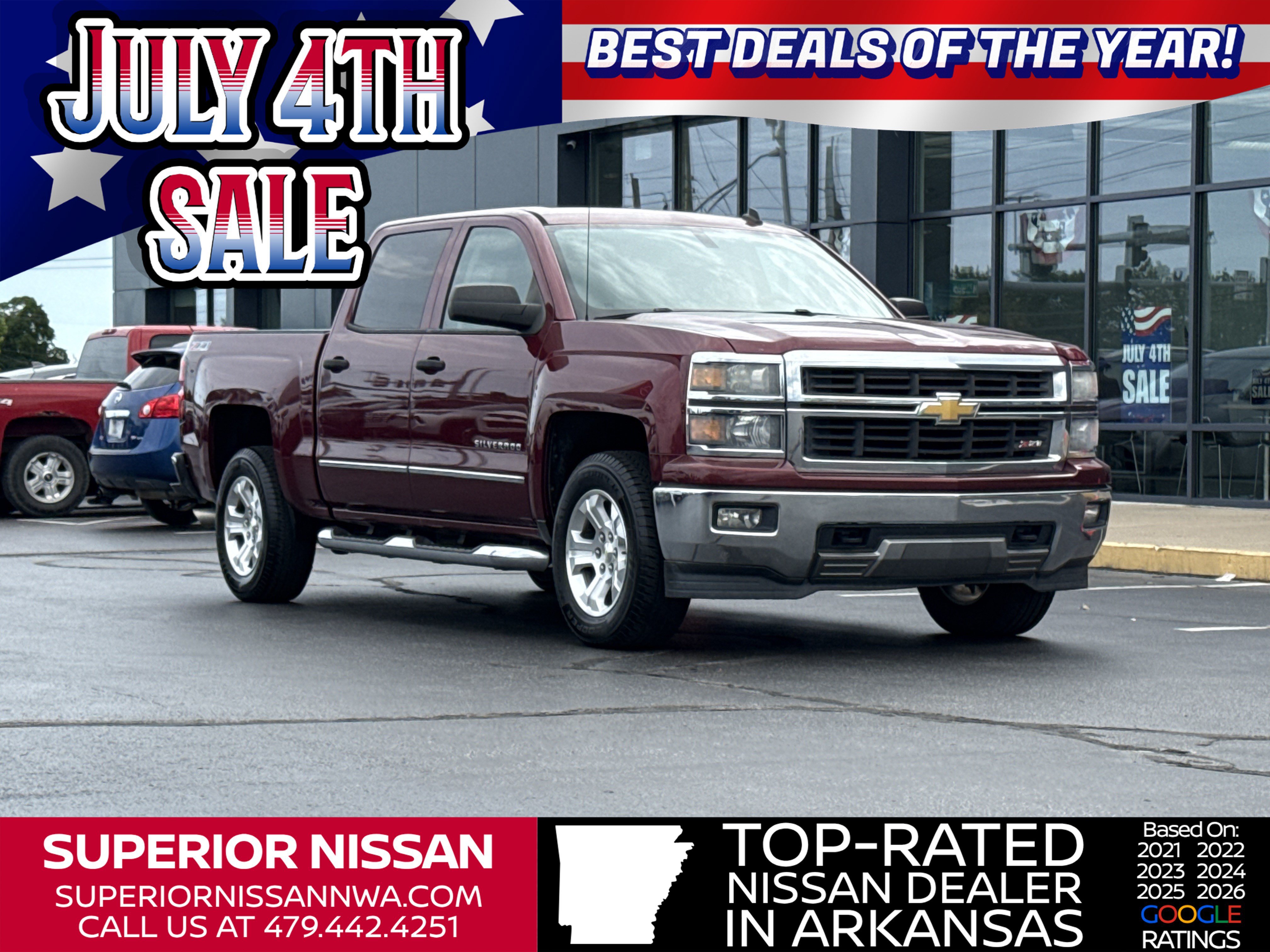 Used 2014 Deep Ruby Metallic Chevrolet LT 4WD image 1