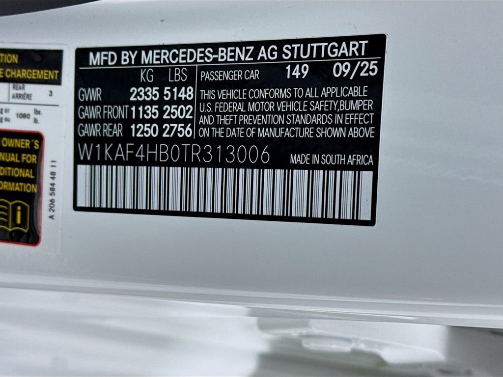 New 2026 Polar White Mercedes-Benz C 300 image 66