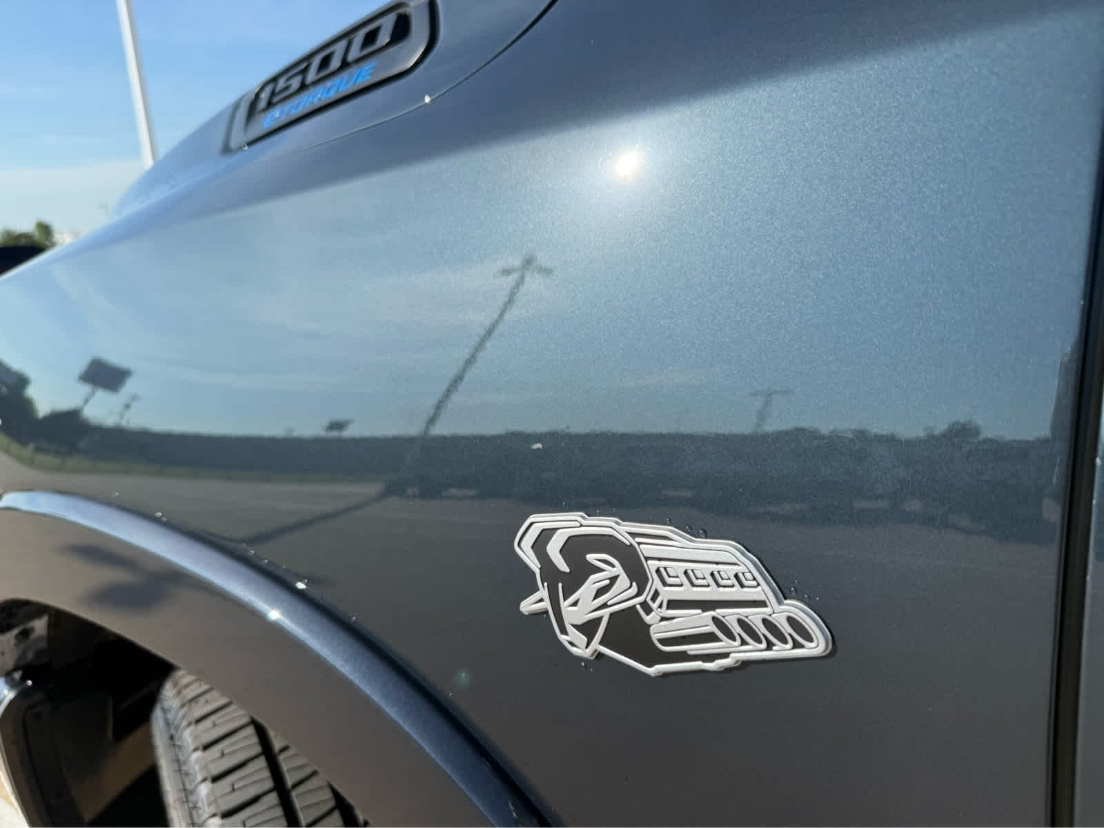 New 2026 Forged Blue Metallic Exterior Paint RAM Lone Star image 12