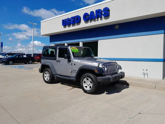Used 2014 Jeep Wrangler Sport with VIN 1C4AJWAG4EL156063 for sale in Glen Dale, WV