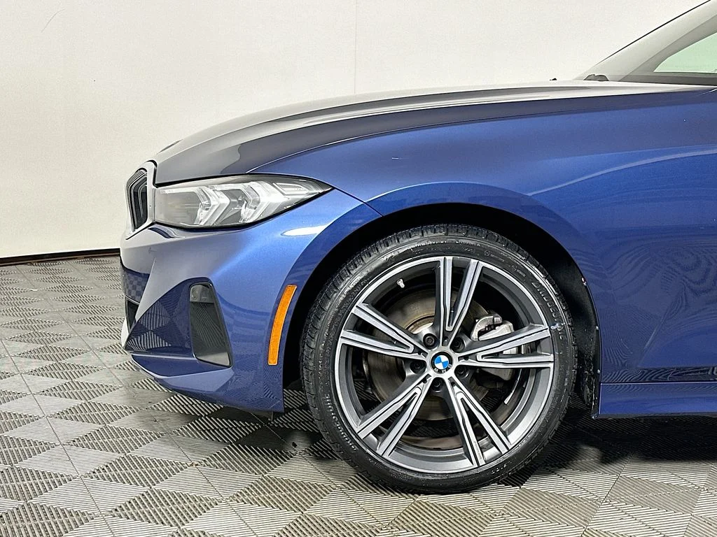Certified Used 2023 Blue Metallic BMW 330i xDrive image 9