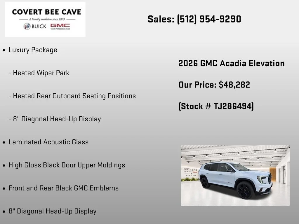 2026 GMC Acadia Elevation - Photo 13