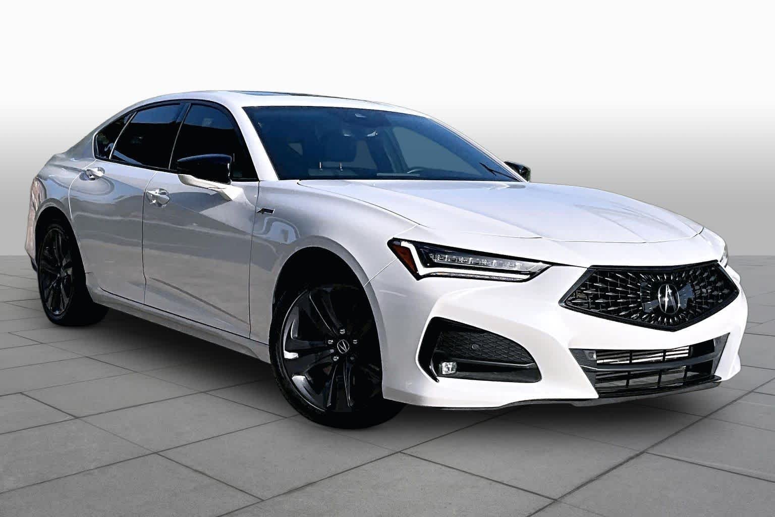 Used 2023 Platinum White Pearl Acura w/A-Spec Package image 3