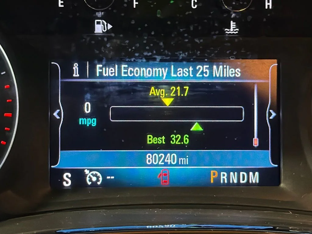 Used 2021 Dark Moon Blue Metallic Buick Preferred image 8