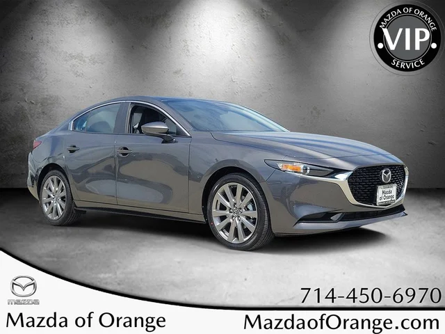 New 2026 Mazda Mazda3 Sedan 2.5 S Preferred SEDAN in Orange