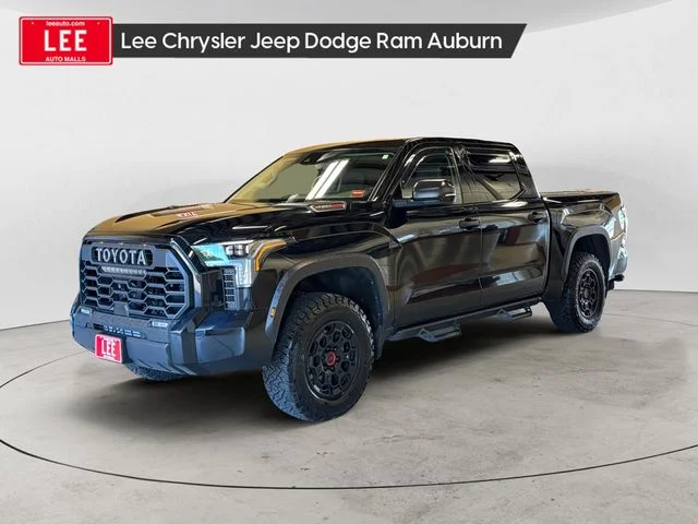 Used 2022 Midnight Black Metallic Toyota TRD Pro image 1