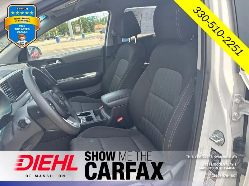 Used 2021 White Kia LX image 13