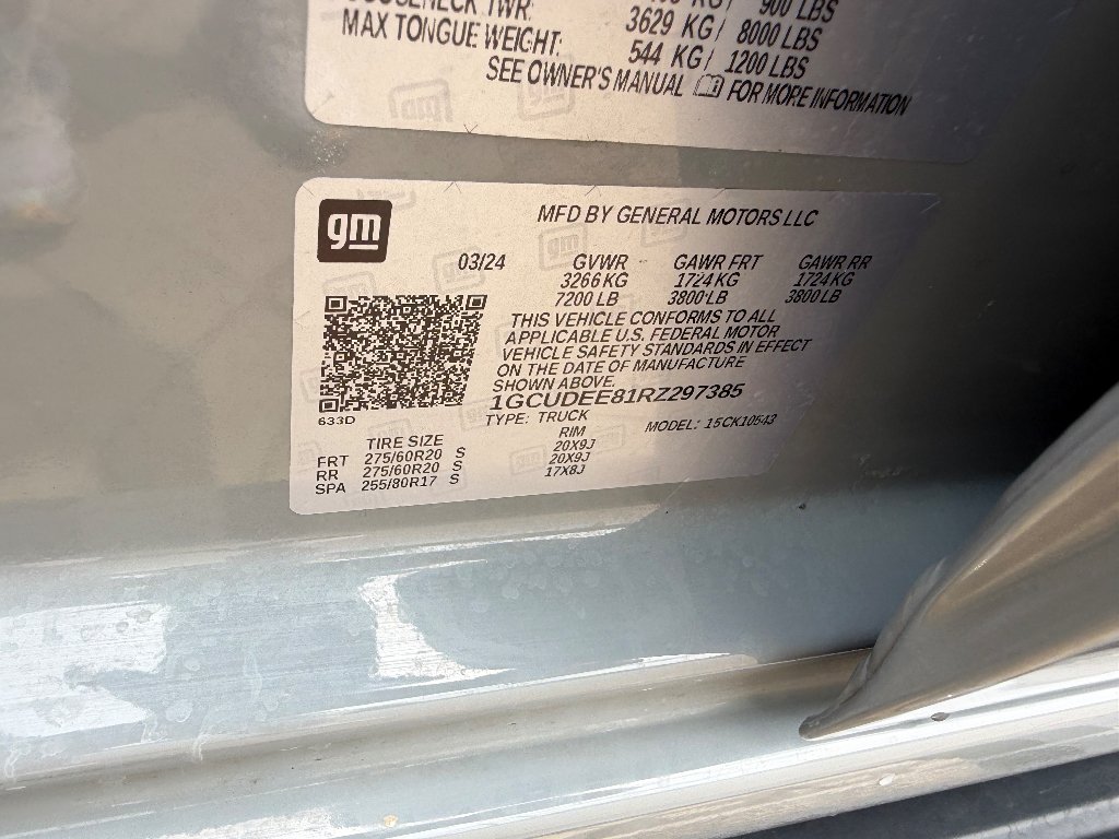 Used 2024 Slate Gray Metallic Chevrolet RST image 45