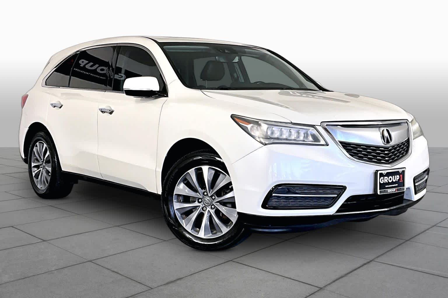 Used 2016 White Diamond Pearl Acura w/Tech image 3