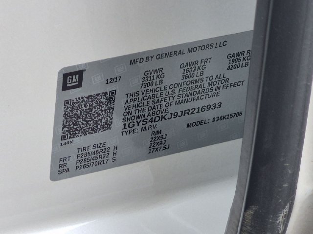 Used 2018 CRYSTAL WHITE TRICOAT Cadillac Platinum image 41