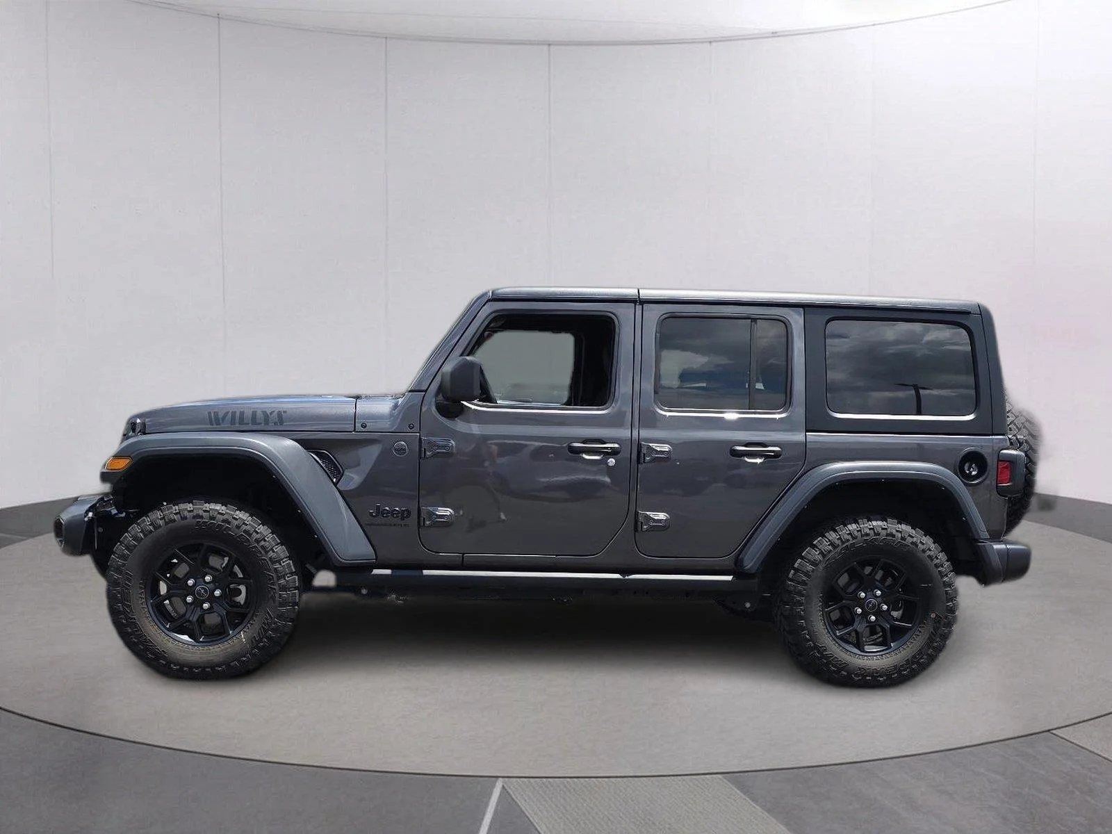 Used 2025 Granite Crystal Metallic Clearcoat Jeep Willys image 8