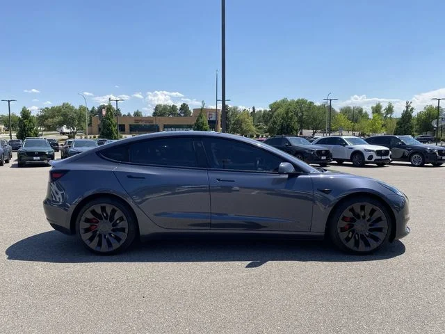 Used 2021 Black Tesla Performance image 7