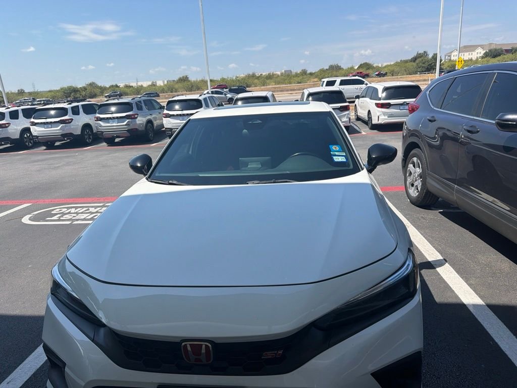 Used 2022 Platinum White Pearl Honda Si image 2