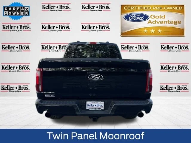 Certified Used 2025 Black Ford Lariat 5.5ft Bed image 6