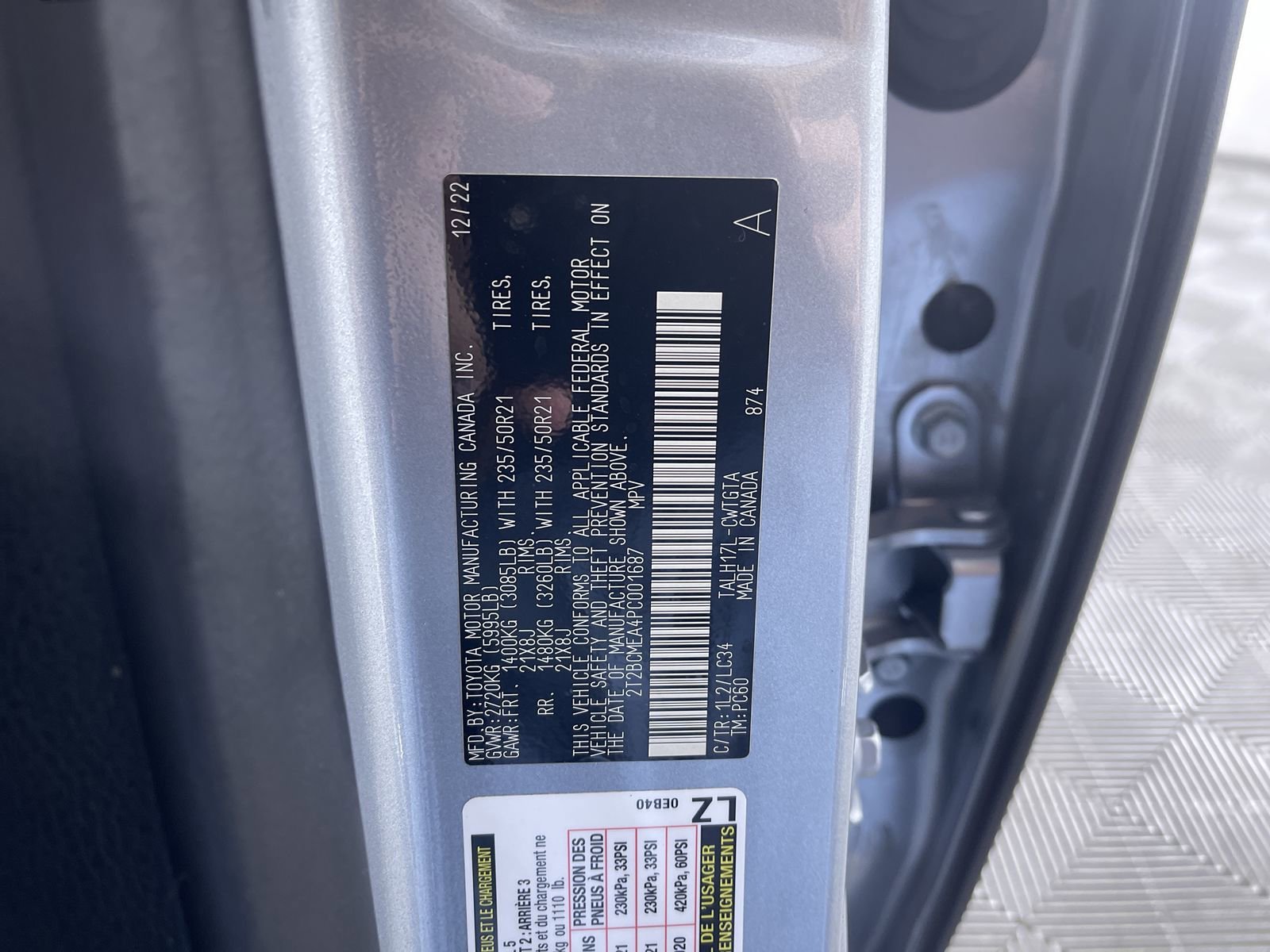Used 2023 Iridium Lexus RX 500h F SPORT Performance image 12